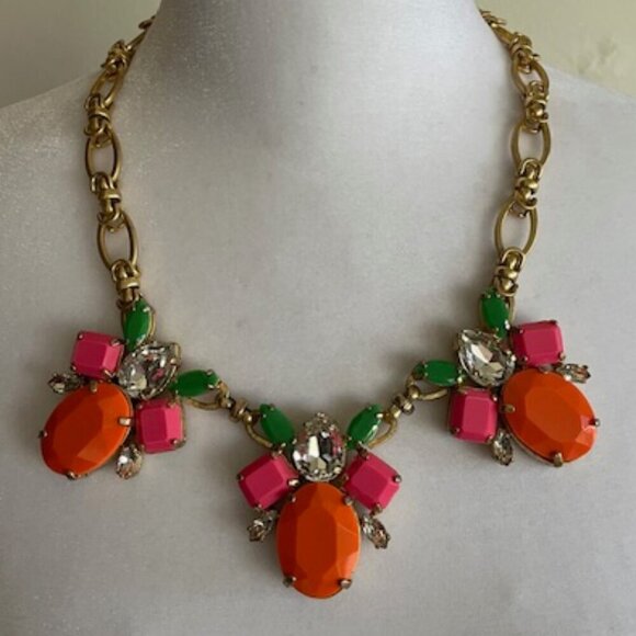 J. CREW Happy Bee Statement Vintage Necklace - Picture 1 of 15